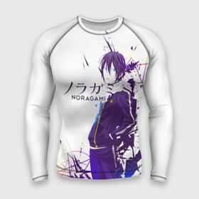 Мужской рашгард 3D с принтом NORAGAMI Yato blue в Белгороде,  |  | anime | noragami | аниме | бездомный бог | манга | норагами | хиёри ики | ято