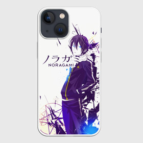 Чехол для iPhone 13 mini с принтом NORAGAMI Yato blue в Белгороде,  |  | anime | noragami | аниме | бездомный бог | манга | норагами | хиёри ики | ято