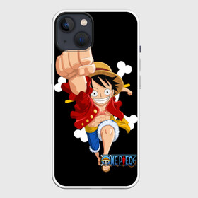 Чехол для iPhone 13 с принтом удар One Piece в Белгороде,  |  | monkey d. luffy | one piece | tony tony chopper | аниме | большой куш | ван пис | ванпис | манга | манки д. луффи | пираты | пираты соломенной шляпы | тони тони чоппер