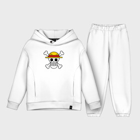 Детский костюм хлопок Oversize с принтом One Piece скелет в Белгороде,  |  | monkey d. luffy | one piece | tony tony chopper | аниме | большой куш | ван пис | ванпис | манга | манки д. луффи | пираты | пираты соломенной шляпы | тони тони чоппер