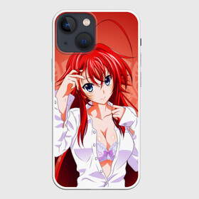 Чехол для iPhone 13 mini с принтом High School DxD, Риас в Белгороде,  |  | high school dxd | highschool dxd | rias gremory | аниме | демоны старшей школы | манга | ранобэ | риас | риас гремори | старшая школа dxd | старшая школа демоны против падших | хай сукуру dxd