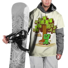 Накидка на куртку 3D с принтом Майнкрафт, Крипер в Белгороде, 100% полиэстер |  | creeper | minecraft | игры | компьютерные игры | крипер | майнкрафт | мобы майнкрафт