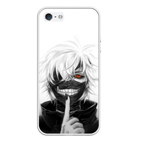 Чехол для iPhone 5/5S матовый с принтом Kaneki Ken в Белгороде, Силикон | Область печати: задняя сторона чехла, без боковых панелей | anteiku | ghoul | kaneki | ken | tokyo | антейку | гуль | канеки | кен | токийский