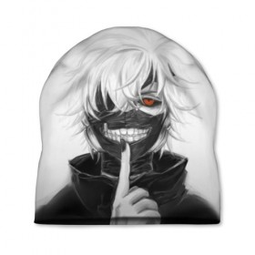 Шапка 3D с принтом Kaneki Ken в Белгороде, 100% полиэстер | универсальный размер, печать по всей поверхности изделия | anteiku | ghoul | kaneki | ken | tokyo | антейку | гуль | канеки | кен | токийский