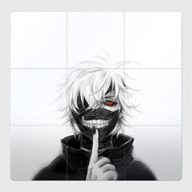 Магнитный плакат 3Х3 с принтом Kaneki Ken в Белгороде, Полимерный материал с магнитным слоем | 9 деталей размером 9*9 см | anteiku | ghoul | kaneki | ken | tokyo | антейку | гуль | канеки | кен | токийский