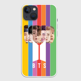 Чехол для iPhone 13 с принтом BTS в Белгороде,  |  | bangtanboys | bt 21 | bts | bts army | bts stickers | j hope | jimin | jin | jungkook | k pop | rap monster | rapmon | suga | актер | бойбенд | бтс | корея | певец | стикеры bts