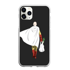 Чехол для iPhone 11 Pro Max матовый с принтом Saitama в Белгороде, Силикон |  | hero | man | one | one punch | punch | punch man | saitama | super | superhero | ванпанчмен | герой | сайтама | супер | супергерой