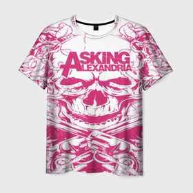 Мужская футболка 3D с принтом Asking Alexandria  в Белгороде, 100% полиэфир | прямой крой, круглый вырез горловины, длина до линии бедер | aa | ben bruce | death | destiny | from | metal | rock | sumerian | to | йорк | метал | рок | хард | хеви | электроникор