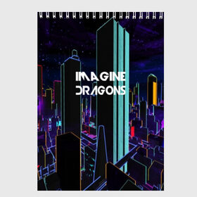 Скетчбук с принтом IMAGINE DRAGONS в Белгороде, 100% бумага
 | 48 листов, плотность листов — 100 г/м2, плотность картонной обложки — 250 г/м2. Листы скреплены сверху удобной пружинной спиралью | destiny | from | imagine dragons | metal death | rock | альтернатива | метал | рок | хард | хеви | электроникор