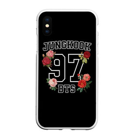 Чехол для iPhone XS Max матовый с принтом JUNGKOOK 97 BTS в Белгороде, Силикон | Область печати: задняя сторона чехла, без боковых панелей | bangtan | bighit | boy | fake love | j hope | jimin | jin | jungkook | korea | kpop | live | luv | mic drop | rm | suga | v | with | бтс | кей | поп