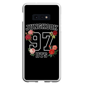 Чехол для Samsung S10E с принтом JUNGKOOK 97 BTS в Белгороде, Силикон | Область печати: задняя сторона чехла, без боковых панелей | bangtan | bighit | boy | fake love | j hope | jimin | jin | jungkook | korea | kpop | live | luv | mic drop | rm | suga | v | with | бтс | кей | поп