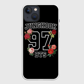 Чехол для iPhone 13 с принтом JUNGKOOK 97 BTS в Белгороде,  |  | bangtan | bighit | boy | fake love | j hope | jimin | jin | jungkook | korea | kpop | live | luv | mic drop | rm | suga | v | with | бтс | кей | поп