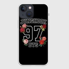 Чехол для iPhone 13 mini с принтом JUNGKOOK 97 BTS в Белгороде,  |  | bangtan | bighit | boy | fake love | j hope | jimin | jin | jungkook | korea | kpop | live | luv | mic drop | rm | suga | v | with | бтс | кей | поп