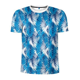 Мужская футболка 3D спортивная с принтом Гавайская с листьями в Белгороде, 100% полиэстер с улучшенными характеристиками | приталенный силуэт, круглая горловина, широкие плечи, сужается к линии бедра | gta | san andreas | америка | гавайи | дискотека | для отдыха | для путешествий | курортная | маями | мексика | пальмовые листья | пати | пляжная вечеринка | пляжная одежда | с пальмами | сша