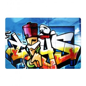Магнитный плакат 3Х2 с принтом ИСКУССТВО УЛИЦ в Белгороде, Полимерный материал с магнитным слоем | 6 деталей размером 9*9 см | grafiti | paint | street art | urban | город | граффити | искусство | кирпичи | краски | рисунки | стена | улицы | уличное искусство