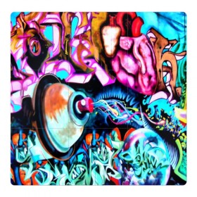 Магнитный плакат 3Х3 с принтом GRAFFITI в Белгороде, Полимерный материал с магнитным слоем | 9 деталей размером 9*9 см | grafiti | paint | street art | urban | город | граффити | искусство | кирпичи | краски | рисунки | стена | улицы | уличное искусство