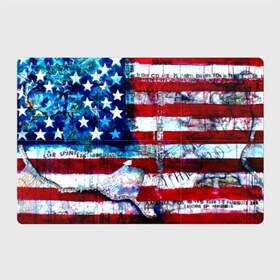 Магнитный плакат 3Х2 с принтом АМЕРИКА в Белгороде, Полимерный материал с магнитным слоем | 6 деталей размером 9*9 см | Тематика изображения на принте: usa | абстракция | америка | американский | герб | звезды | краска | символика сша | страны | сша | флаг | штаты