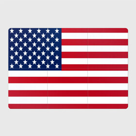Магнитный плакат 3Х2 с принтом USA в Белгороде, Полимерный материал с магнитным слоем | 6 деталей размером 9*9 см | Тематика изображения на принте: usa | абстракция | америка | американский | герб | звезды | краска | символика сша | страны | сша | флаг | штаты