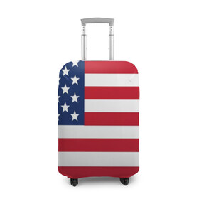 Чехол для чемодана 3D с принтом USA в Белгороде, 86% полиэфир, 14% спандекс | двустороннее нанесение принта, прорези для ручек и колес | Тематика изображения на принте: usa | абстракция | америка | американский | герб | звезды | краска | символика сша | страны | сша | флаг | штаты