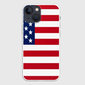 Чехол для iPhone 13 mini с принтом USA в Белгороде,  |  | usa | абстракция | америка | американский | герб | звезды | краска | символика сша | страны | сша | флаг | штаты