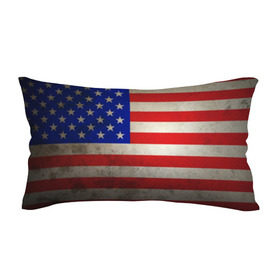 Подушка 3D антистресс с принтом Американский флаг в Белгороде, наволочка — 100% полиэстер, наполнитель — вспененный полистирол | состоит из подушки и наволочки на молнии | usa | абстракция | америка | американский | герб | звезды | краска | символика сша | страны | сша | флаг | штаты