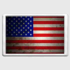 Магнит 45*70 с принтом Американский флаг в Белгороде, Пластик | Размер: 78*52 мм; Размер печати: 70*45 | Тематика изображения на принте: usa | абстракция | америка | американский | герб | звезды | краска | символика сша | страны | сша | флаг | штаты