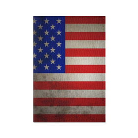 Обложка для паспорта матовая кожа с принтом Американский флаг в Белгороде, натуральная матовая кожа | размер 19,3 х 13,7 см; прозрачные пластиковые крепления | usa | абстракция | америка | американский | герб | звезды | краска | символика сша | страны | сша | флаг | штаты