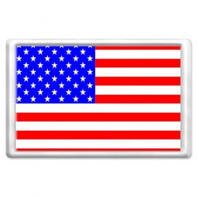 Магнит 45*70 с принтом АМЕРИКАНСКИЙ ФЛАГ в Белгороде, Пластик | Размер: 78*52 мм; Размер печати: 70*45 | usa | абстракция | америка | американский | герб | звезды | краска | символика сша | страны | сша | флаг | штаты