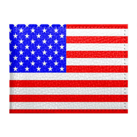 Обложка для студенческого билета с принтом АМЕРИКАНСКИЙ ФЛАГ в Белгороде, натуральная кожа | Размер: 11*8 см; Печать на всей внешней стороне | usa | абстракция | америка | американский | герб | звезды | краска | символика сша | страны | сша | флаг | штаты