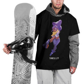 Накидка на куртку 3D с принтом Shelly в Белгороде, 100% полиэстер |  | Тематика изображения на принте: brawl stars | jessie | leon | spike | бравл старс | джесси | леон | спайк