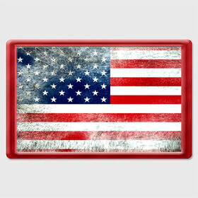 Магнит 45*70 с принтом Америка Флаг в Белгороде, Пластик | Размер: 78*52 мм; Размер печати: 70*45 | usa | абстракция | америка | американский | герб | звезды | краска | символика сша | страны | сша | флаг | штаты
