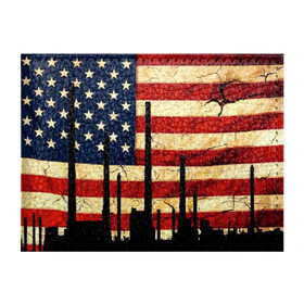 Обложка для студенческого билета с принтом USA URBAN в Белгороде, натуральная кожа | Размер: 11*8 см; Печать на всей внешней стороне | usa | абстракция | америка | американский | герб | звезды | краска | символика сша | страны | сша | флаг | штаты