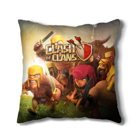 Подушка 3D с принтом Clash of Clans в Белгороде, наволочка – 100% полиэстер, наполнитель – холлофайбер (легкий наполнитель, не вызывает аллергию). | состоит из подушки и наволочки. Наволочка на молнии, легко снимается для стирки | base | clan wars | coc | hall | hog rider | royale | town | trap | база | гоблин | золото | клеш оф кленс | кок | крепость | кристаллы | трофей | эликсир