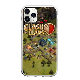 Чехол для iPhone 11 Pro матовый с принтом Clash of Clans в Белгороде, Силикон |  | Тематика изображения на принте: base | clan wars | coc | hall | hog rider | royale | town | trap | база | гоблин | золото | клеш оф кленс | кок | крепость | кристаллы | трофей | эликсир