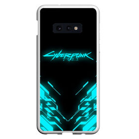 Чехол для Samsung S10E с принтом CYBERPUNK 2077 в Белгороде, Силикон | Область печати: задняя сторона чехла, без боковых панелей | 2019 | cd project red | cyberpunk 2077 | future | hack | night city | samurai | sci fi | андроиды | безумие | будущее | киберпанк 2077 | логотип | роботы | самураи | фантастика | цифры