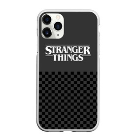 Чехол для iPhone 11 Pro Max матовый с принтом STRANGER THINGS Gray в Белгороде, Силикон |  | 11 | 3 сезон | eleven | logo | netflix | stranger | things | дела | крайне | лого | логотип | одинадцать | одиннадцать | очень | события | странные | стренджер