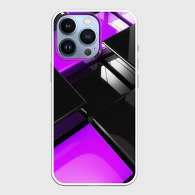 Чехол для iPhone 13 Pro с принтом Неоновые кубы в Белгороде,  |  | abstraction | carbon | geometry | optic | optical | pattern | visual | абстракция | геометрия | движение | линии | оптический узор | психоделика | текстуры | узор