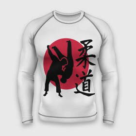 Мужской рашгард 3D с принтом Дзюдо в Белгороде,  |  | eastern | emblem | hieroglyph | japanese | judo | martial arts | red | sign | silhouette | sport | stencil | sun | symbol | wrestlers | wrestling | борцы | борьба | восточная | дзюдо | единоборства | знак | иероглиф | красное | силуэт | символ | солнце | 