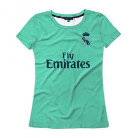 Женская футболка 3D с принтом Bale alternative 19-20 в Белгороде, 100% полиэфир ( синтетическое хлопкоподобное полотно) | прямой крой, круглый вырез горловины, длина до линии бедер | bale | champions | league | madrid | real | spain | гарет бейл | испания | лига | мадрид | реал | чемпионов
