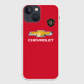 Чехол для iPhone 13 mini с принтом MU home 19 20 в Белгороде,  |  | champions | england | league | manchester | paul | pogba | premier | united | англия | лига | манчестер | мю | погба | поль | чемпионов | юнайтед