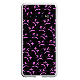 Чехол для Samsung Galaxy S10 с принтом LIL PEEP в Белгороде, Силикон | Область печати: задняя сторона чехла, без боковых панелей | Тематика изображения на принте: lil peep | lil prince | logo | music | pink | rap | зарубежная музыка | зарубежные | лил пип | лого | маленький принц | музыка | реп | розовый