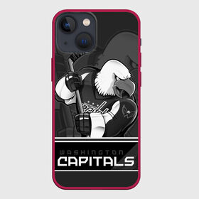 Чехол для iPhone 13 mini с принтом Washington Capitals в Белгороде,  |  | capitals | hokkey | nhl | ovechkin | washington | александр | вашингтон | кэпиталз | кэпиталс | овечкин | хоккеист | хоккей