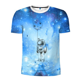 Мужская футболка 3D спортивная с принтом космос в Белгороде, 100% полиэстер с улучшенными характеристиками | приталенный силуэт, круглая горловина, широкие плечи, сужается к линии бедра | астрономия | вселенная | галактика | графика | звезды | инопланетяне | космос | нло