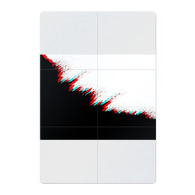 Магнитный плакат 2Х3 с принтом КРАСКА И НИЧЕГО ЛИШНЕГО в Белгороде, Полимерный материал с магнитным слоем | 6 деталей размером 9*9 см | abstract | colors | glitch | lines | paints | pattern | stripes | texture | абстракция | глитч | краски | полосы | узор