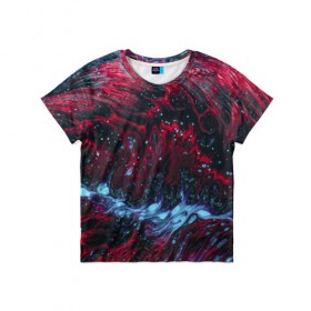Детская футболка 3D с принтом Всплеск Красного в Белгороде, 100% гипоаллергенный полиэфир | прямой крой, круглый вырез горловины, длина до линии бедер, чуть спущенное плечо, ткань немного тянется | abstraction | neon | red devil | storm | trend | water | абстракция | буря | весна | вода | всплеск | зима | краска | краски | красный | лето | мода | неон | неоновые цвета | осень | природа | сила | стиль | тренды | шторм | яркие