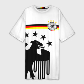 Платье-футболка 3D с принтом Сборная Германии в Белгороде,  |  | deutsche | deutschland | die mannschaft | germany | германия | немецкая сборная | сборная | сборная гемании по футболу | сборная германии | форма | футбол