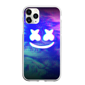 Чехол для iPhone 11 Pro Max матовый с принтом MARSHMELLO GLITCH в Белгороде, Силикон |  | Тематика изображения на принте: dj | glitch | marshmello | usa | америка | глитч | клубная музыка | маршмелло | музыка | музыкант