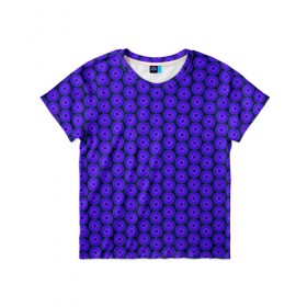 Детская футболка 3D с принтом Киви в неоновых красках в Белгороде, 100% гипоаллергенный полиэфир | прямой крой, круглый вырез горловины, длина до линии бедер, чуть спущенное плечо, ткань немного тянется | 2019 | 2020 | fluor | neon | весна | зима | киви | краска | лето | мода | модный | молодежный | неон | неоновые краски | осень | синий | стиль | фиолетовый | флюоровые | фрукт | яркий