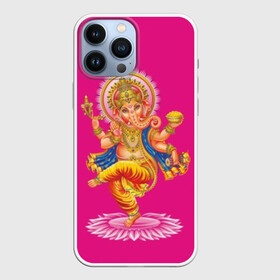 Чехол для iPhone 13 Pro Max с принтом Ганеша в Белгороде,  |  | character | deity | elephant | four | ganesh | god | gold | hands | head | hinduism | jewel | jewels | lord | ornament | pattern | well being | wisdom | благополучие | бог | божество | владыка | ганеша | голова | драгоценности | золото | индуизм | мудрост