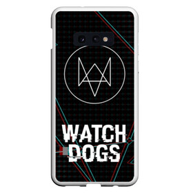 Чехол для Samsung S10E с принтом WATCH DOGS в Белгороде, Силикон | Область печати: задняя сторона чехла, без боковых панелей | action | ct os | ded sec | fox | gamer | glitch | hacker | player | watch dogs | watch dogs 2 | глитч | знак лиса | игра | компьютерная игра | хакер